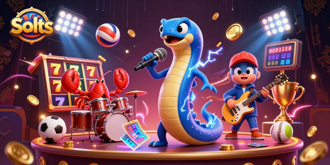 Experience thrilling Slots action with vibrant 3D characters in an underwater casino setup.