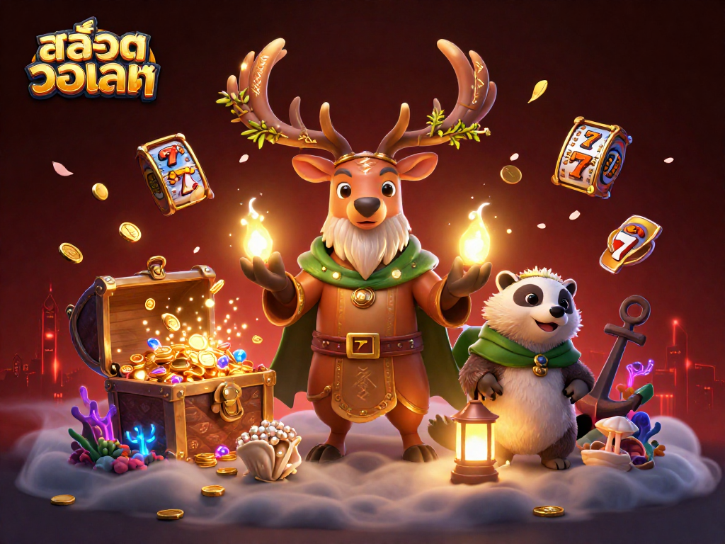 Engage with สล็อตวอเลท slots in a vibrant casino world filled with treasure and excitement.
