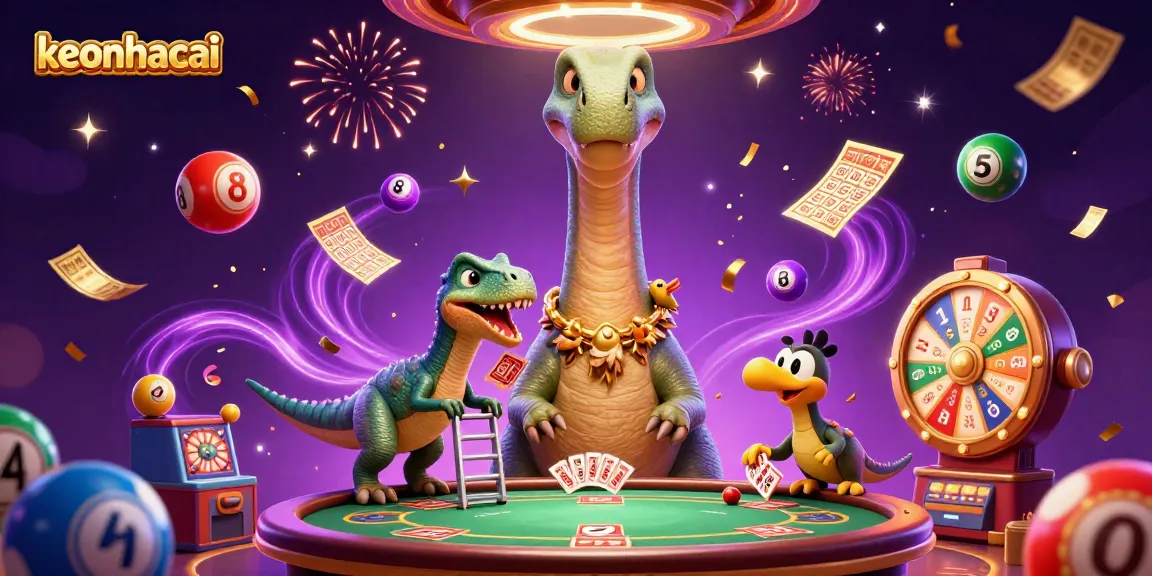 Engage with keonhacai through a vibrant 3D casino scene featuring dynamic gaming elements.