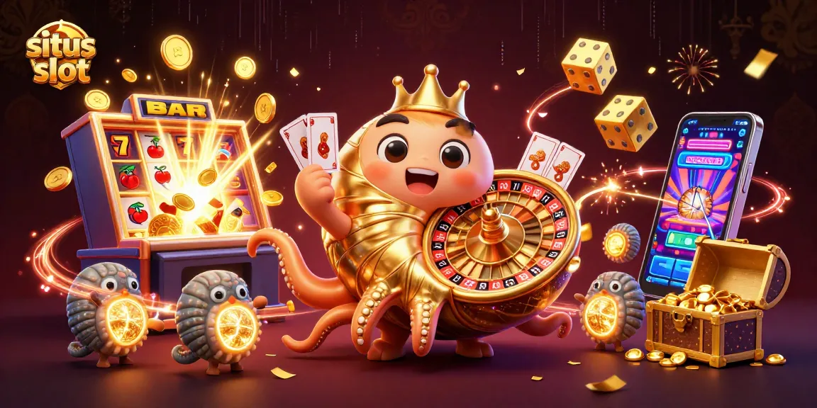 Mainkan situs slot menarik dengan jackpot berlimpah dalam ilustrasi 3D