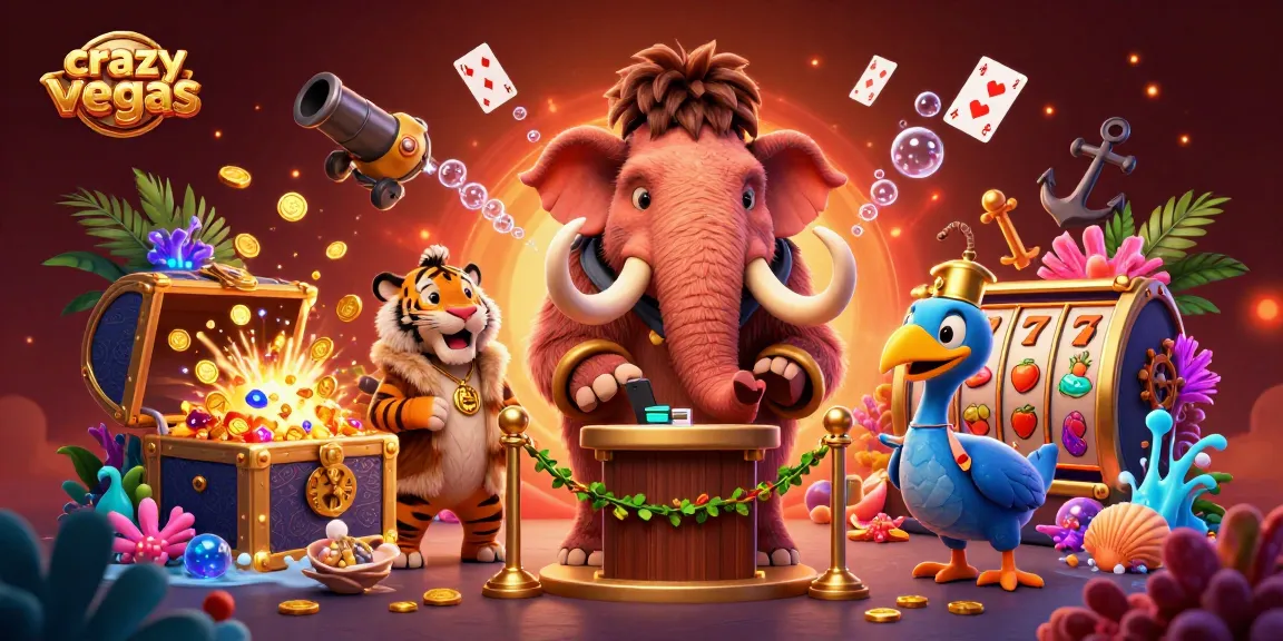 Experience the lively world of crazyvegas with vibrant casino characters and rich gaming elements.