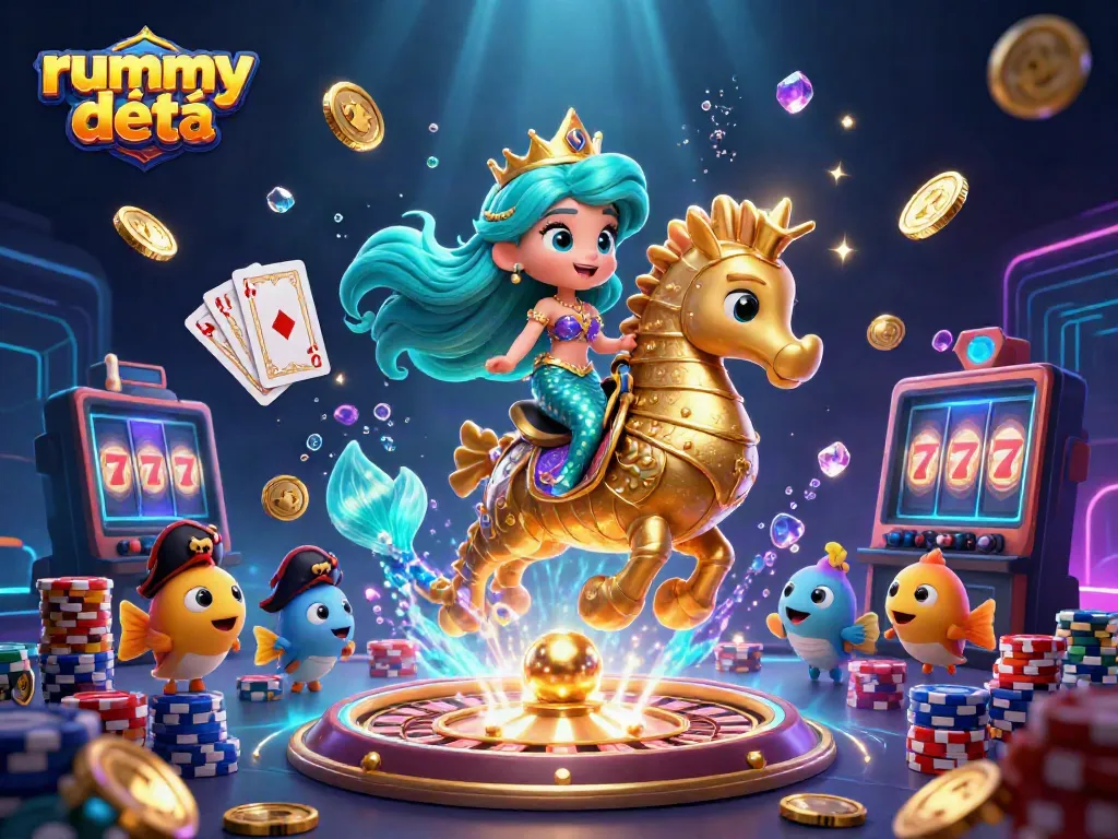 Rummy deity menawarkan pengalaman bermain yang menyenangkan dengan gameplay dalam ilustrasi 3D yang kaya detail.