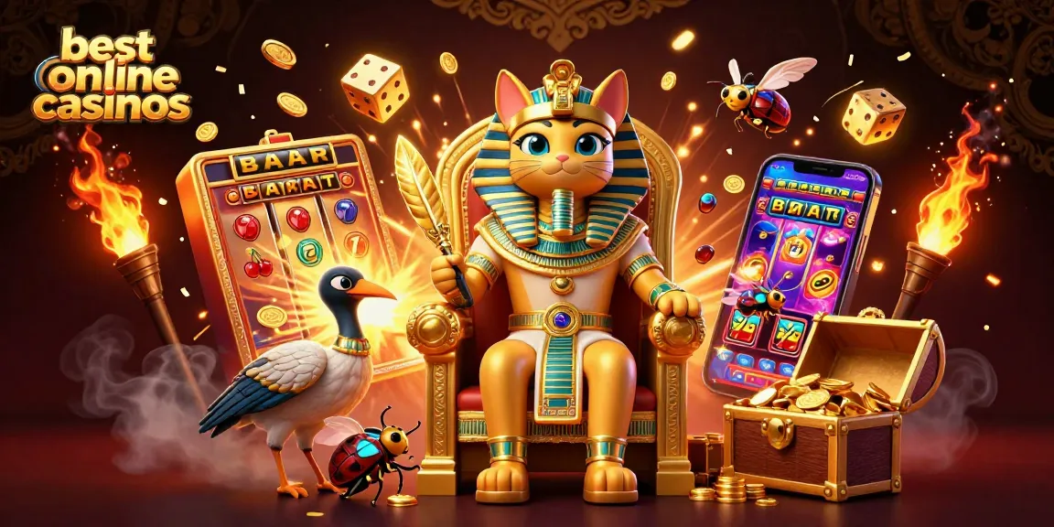 Experience the thrill at the best online casinos with colorful slots and vibrant gaming action.
