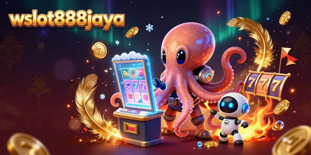 Permainan slot intergalaksi wslot888jaya dengan karakter utama yang penuh warna dan dinamis.
