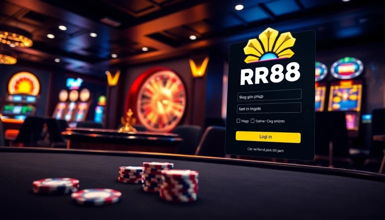 Experience the thrill of ĐĂNG NHẬP RR88 at a luxurious online casino interface