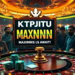 KTPJITU players experiencing thrilling wins at a luxurious casino slot machine.